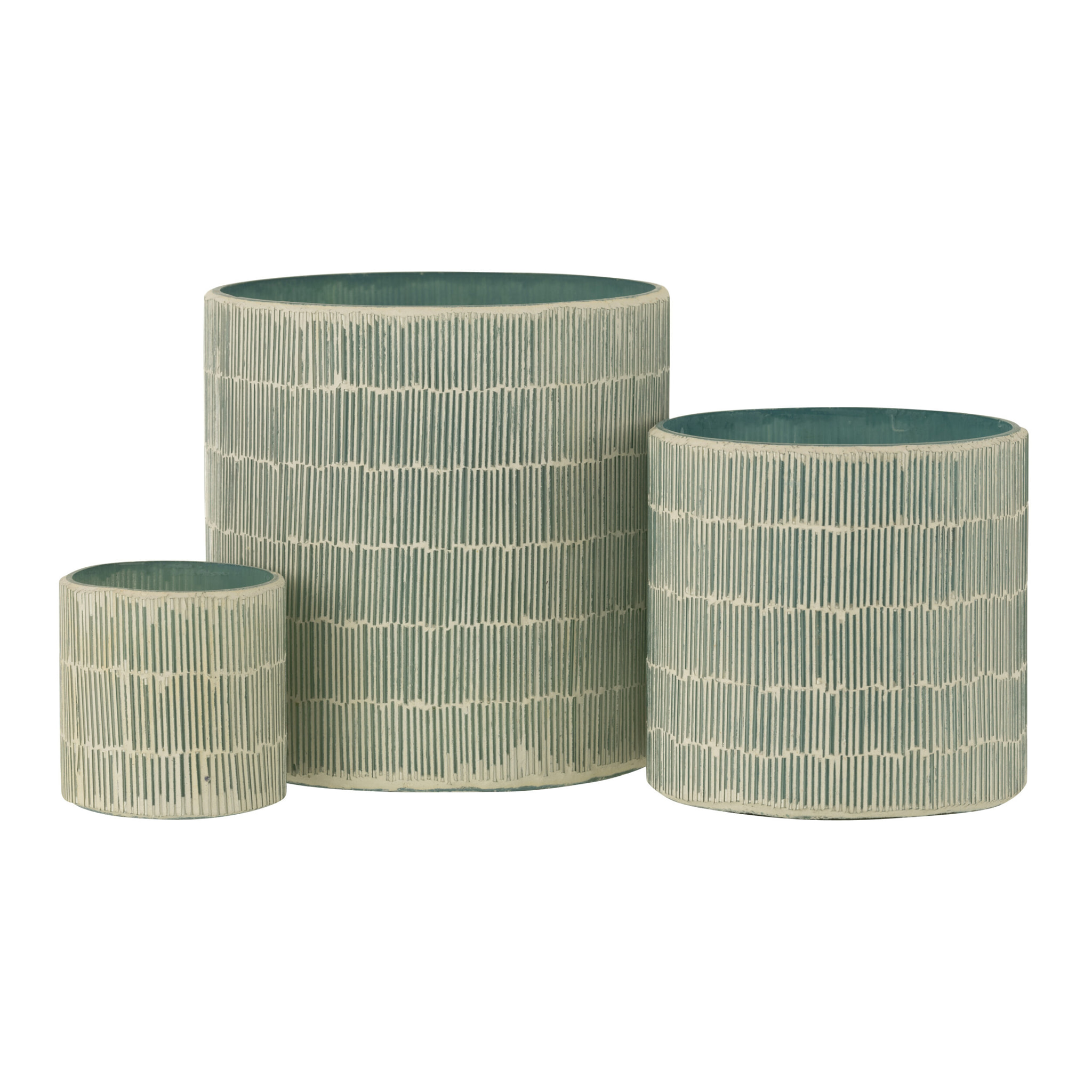 J-Line photophore Mosaique - verre - gris - large