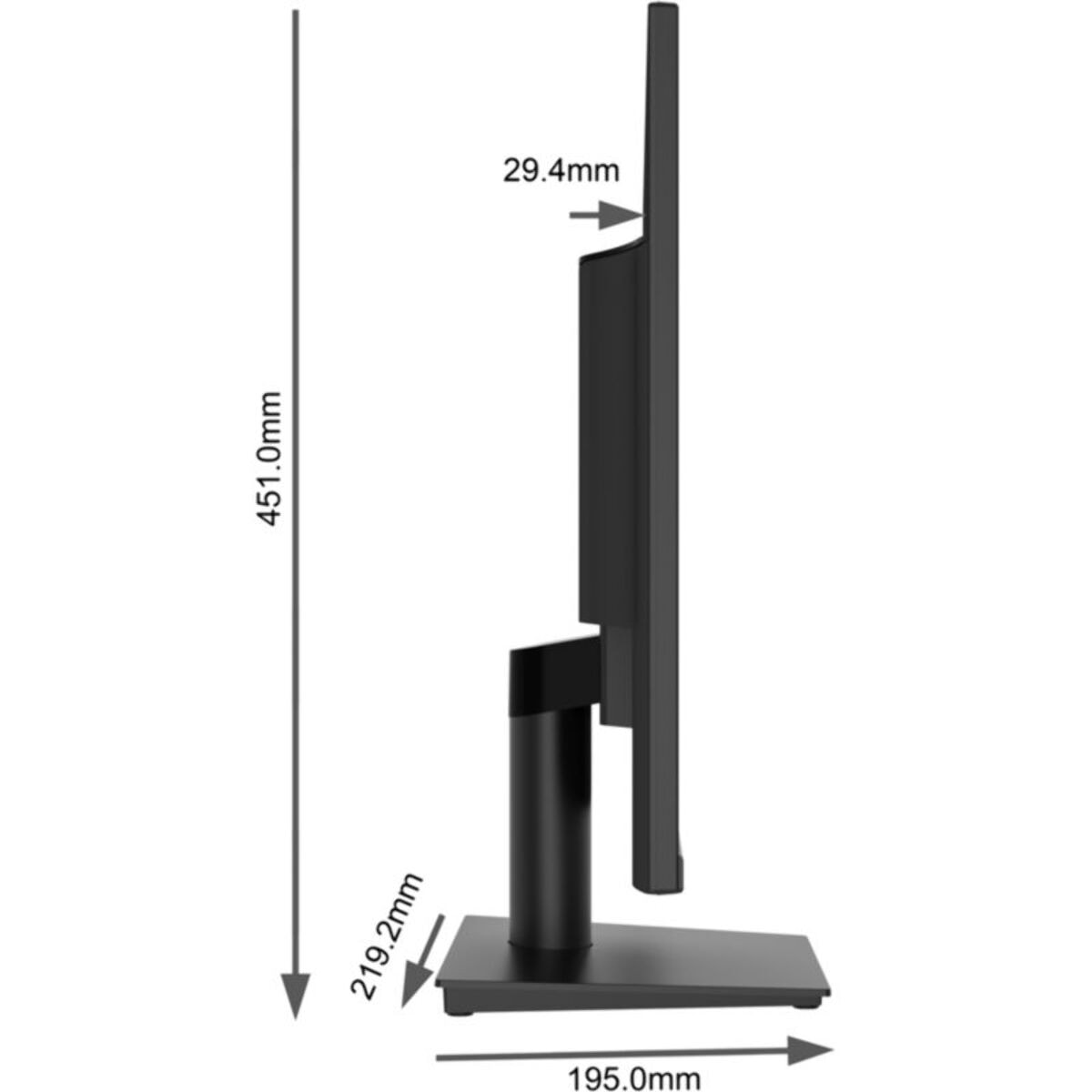 Ecran PC ESSENTIELB Pixel view Plat 27'' IPS