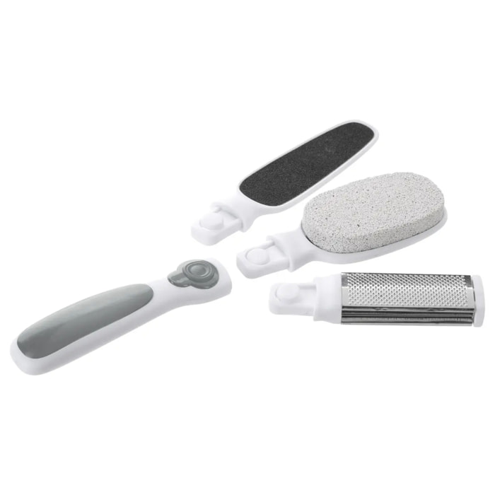 Brosse pédicure 3 têtes + manche