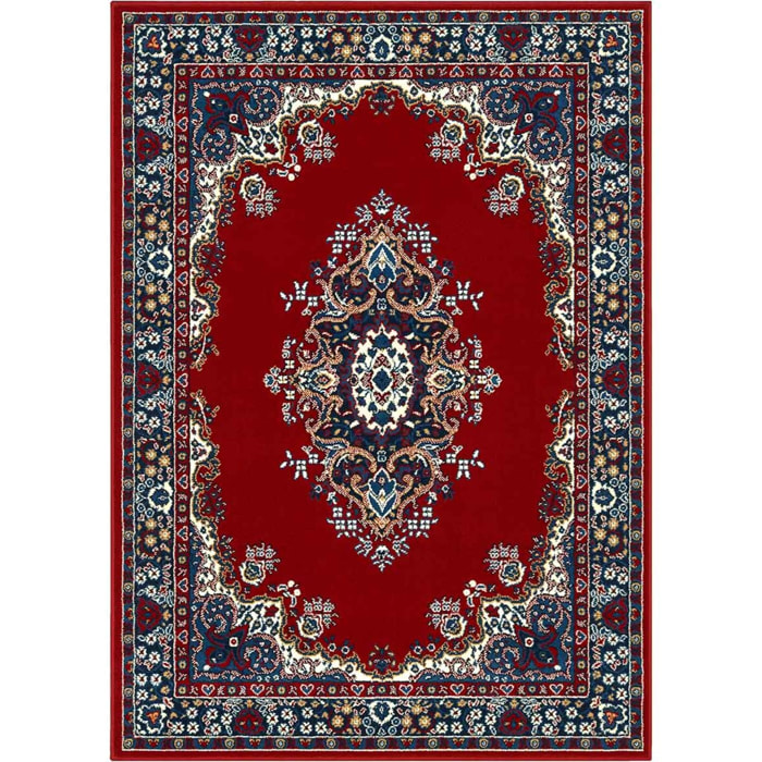 Tappeto Motivo Persiano Rosso
