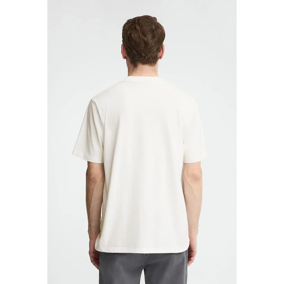 Camiseta blanca de corte holgado con bordado Polo Club