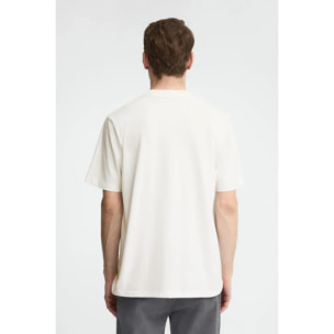 Camiseta blanca de corte holgado con bordado Polo Club
