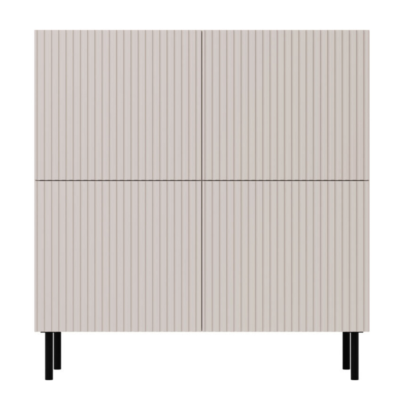 Timote - Buffet 2 portes - écru - 4 portes - 106 cm - Écru