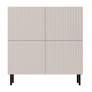 Timote - Buffet 2 portes - écru - 4 portes - 106 cm - Écru