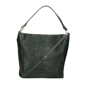 Borsa a spalla da Donna Valtera in Vera Pelle Made in Italy 32x31x15 cm