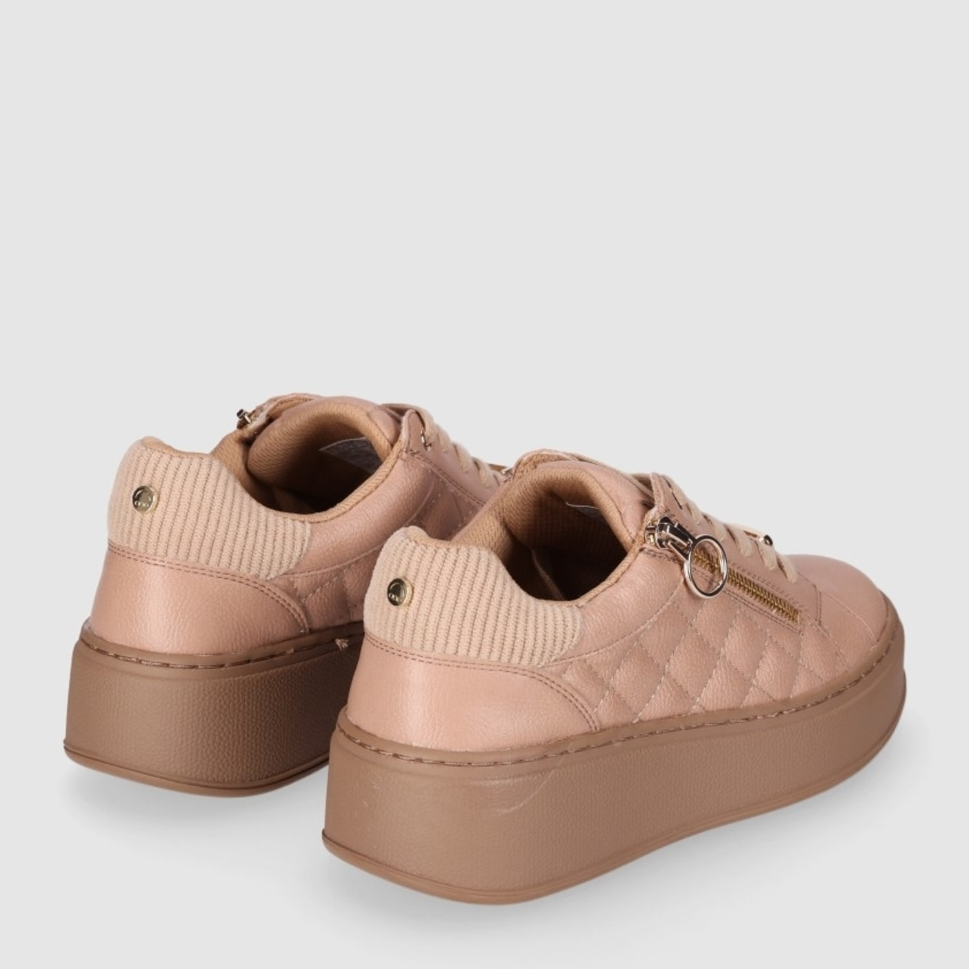 Deportivos - Beig - Tacón: 5 cm