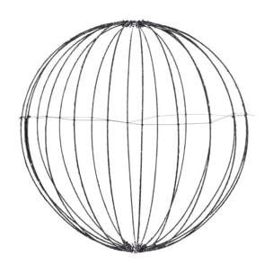 iluminación navideña de bola metálica plegable con 224 luces led rgb y control remoto