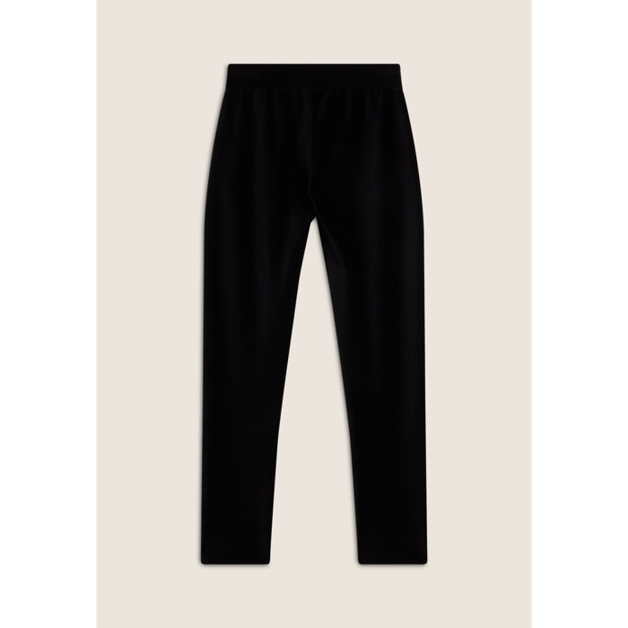 Pantalone donna regular fit in velluto mille righe