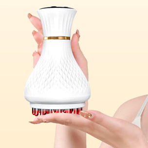 Masajeador corporal EMS + vibración con 19 intensidades y 19 niveles de temperatura.