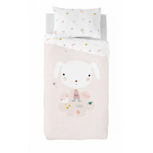 Haciendo el Indio - Funda Nórdica Estampada - Reversible - Infantil - Cierre Solapa - 100% Algodón - Incluye 1 Funda de Almohada - Granja