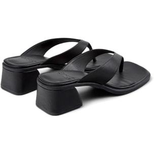 Sandalias - CAMPER Kora Sandal - Negro - Cuero liso