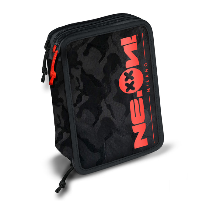 Astuccio 3 cerniere Ne.on! Reflex mimetico black/orange