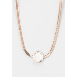 Collana U.S. Polo Assn. In acciaio placcato oro rosa