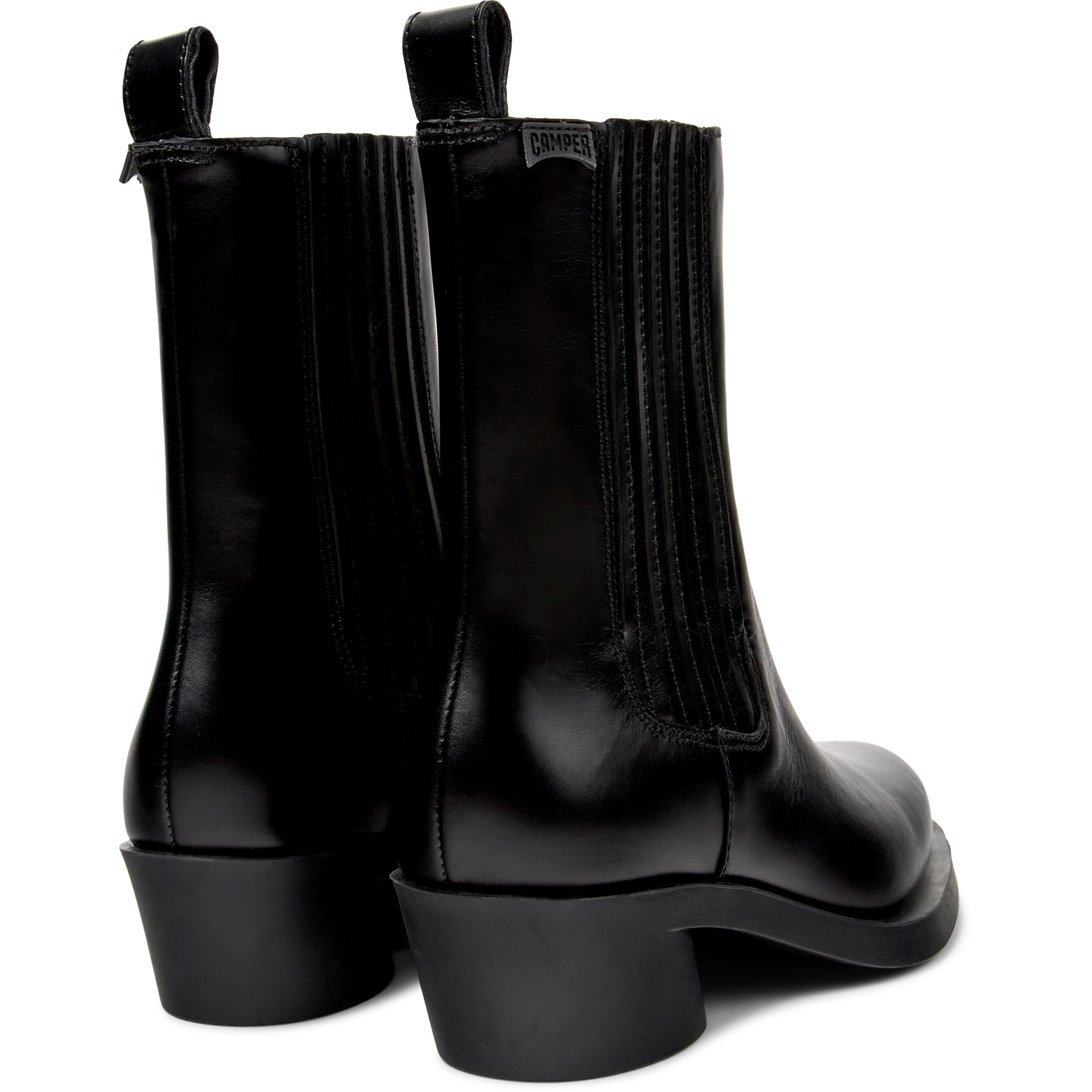Botines - CAMPER Bonnie - Negro - Cuero liso