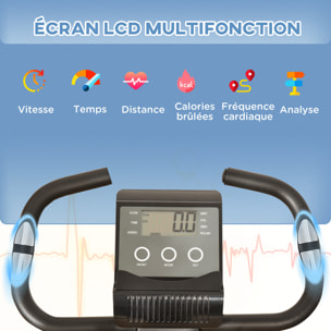 Vélo d'appartement cardio fitness pliable