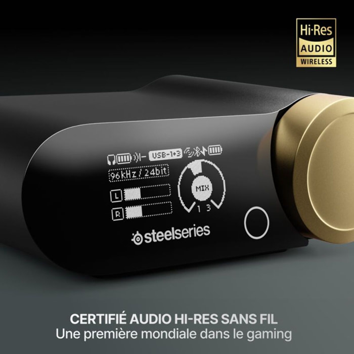 Casque gamer STEELSERIES Arctis Nova Elite Gold Sage