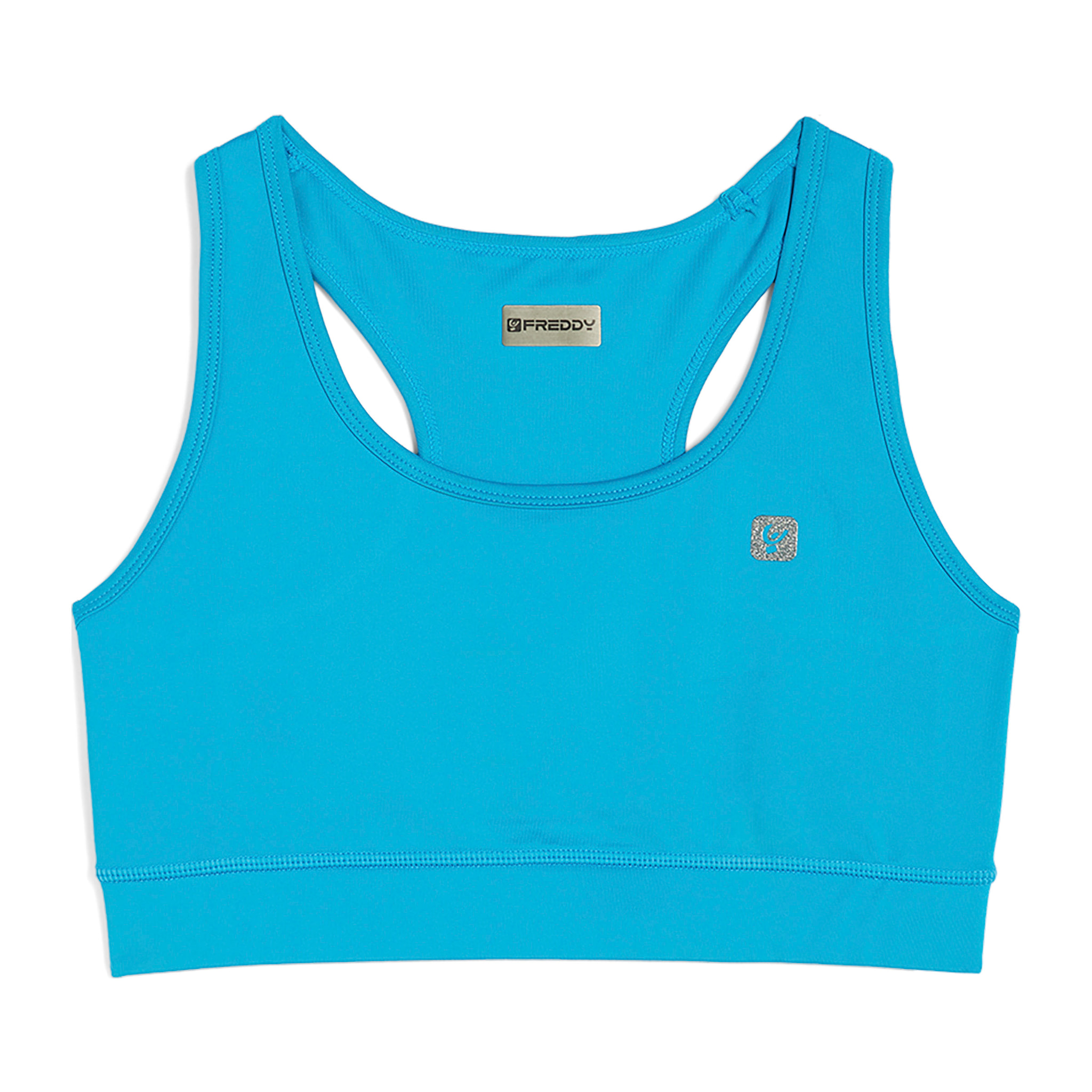 Reggiseno sportivo in tessuto tecnico traspirante