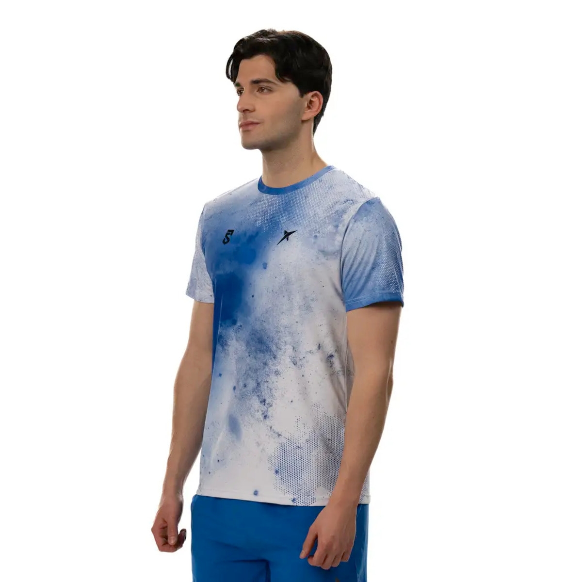 Camiseta de pádel hombre Aker Print Drop Shot