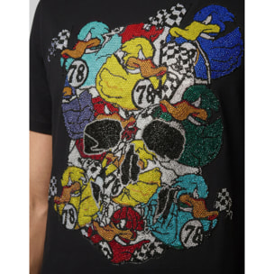 PHILIPP PLEIN Camiseta de cuello redondo y manga corta
