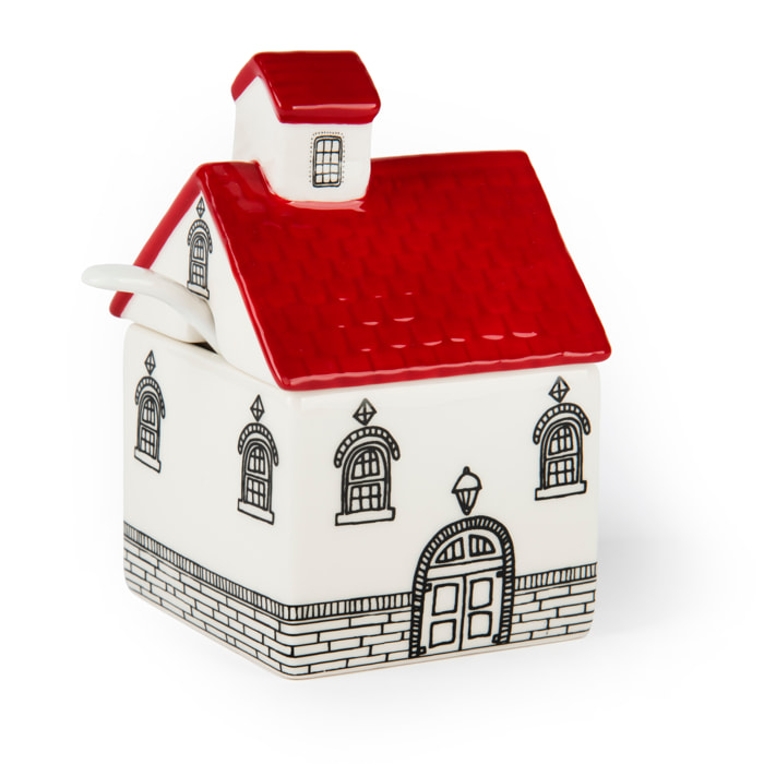 Sucrier Excelsa - Innsbruck, Céramique Blanche