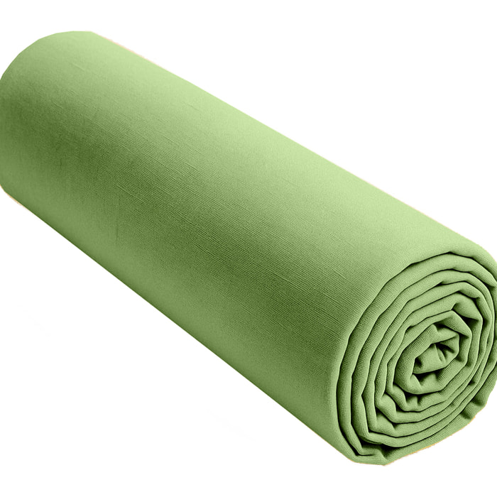 Drap Housse Bonnet:30cm 100% lin LavÉ 160g Kiwi