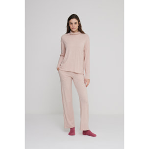Completo loungewear donna madrid in maglina felpata Noidinotte