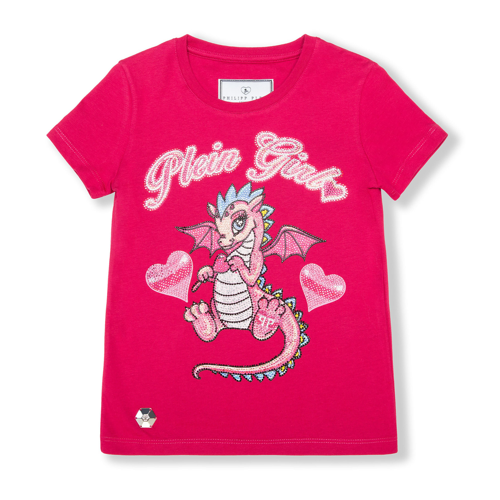 PHILIPP PLEIN T-shirt Round Neck SS Dragon