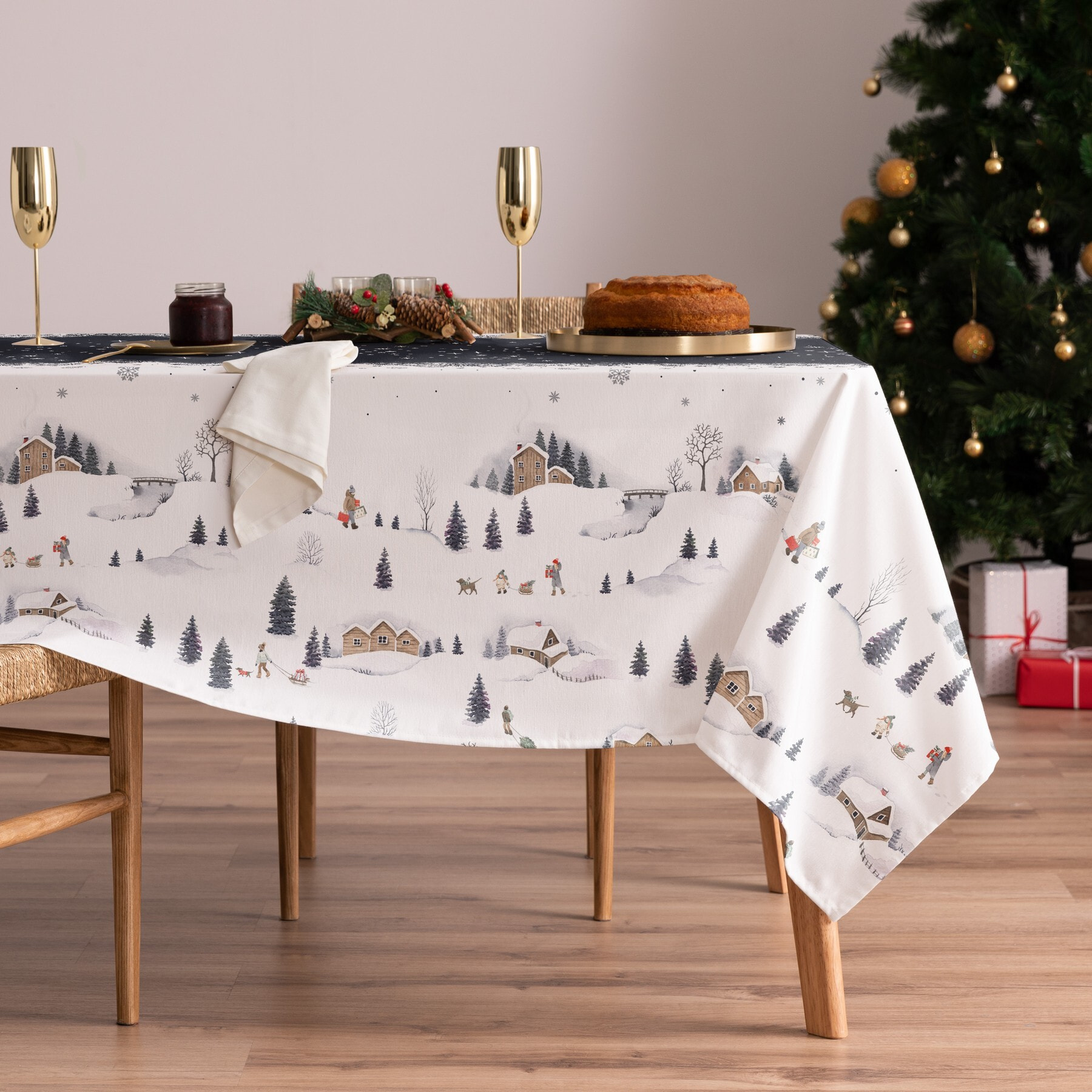 Mantel antimanchas WHOVILLE MARINO