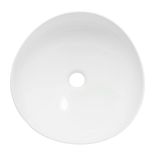 Vasque design Satum Feel 38x38 cm sans trou pour robinet (SATUMFEEL383838)