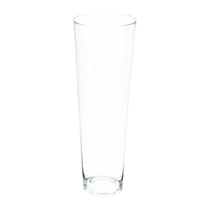 Vase conique - verre - H50 cm