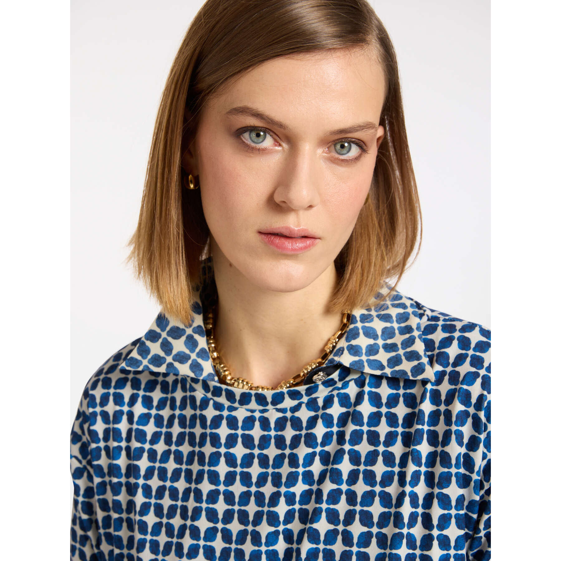 Elena Mirò - T-shirt stampata - Blu