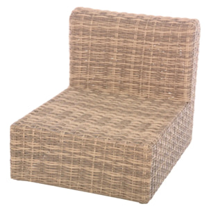 Chauffeuse de jardin "Mooréa" savana aluminium traité époxy