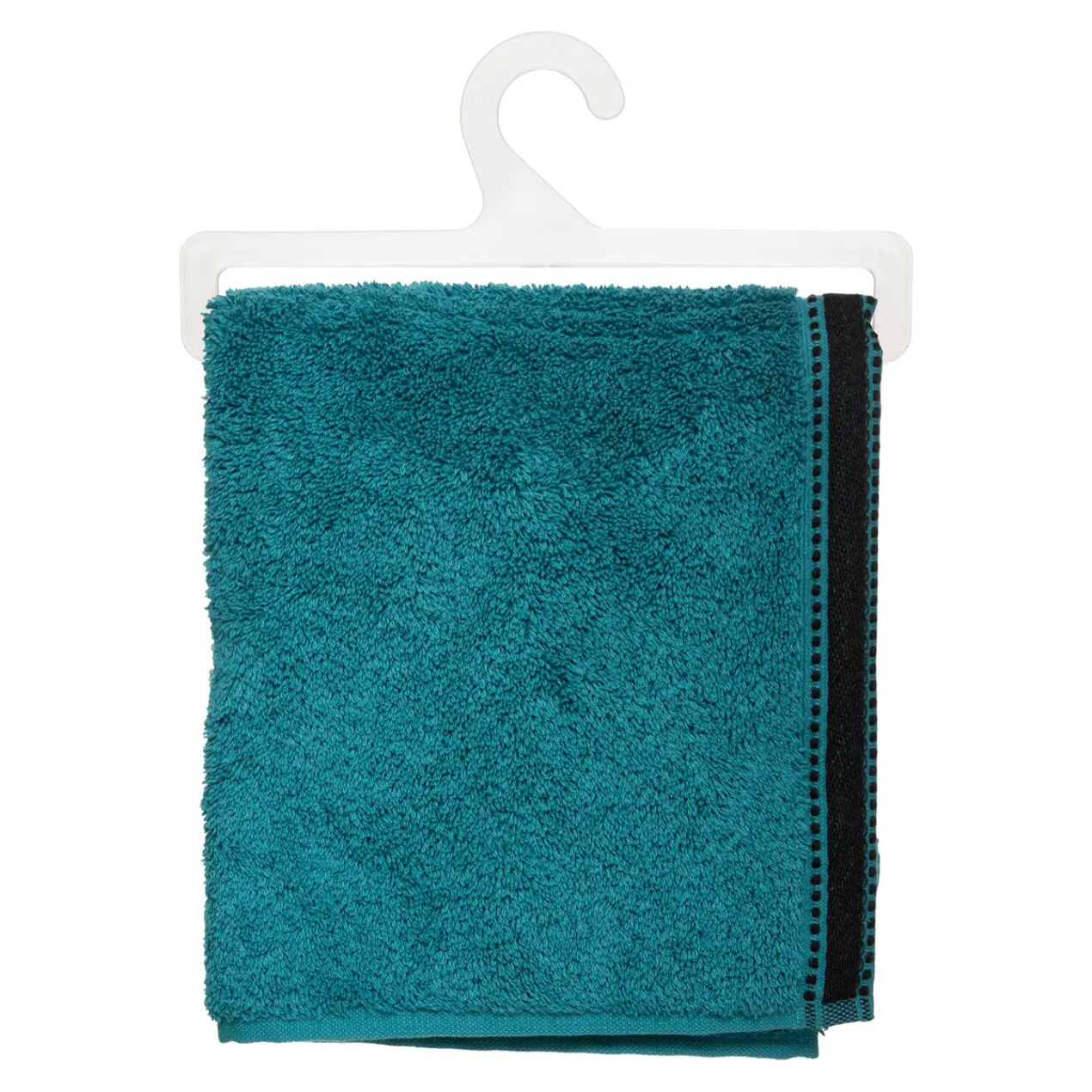 Serviette de toilette "Joia" coton bleu canard 50x90cm