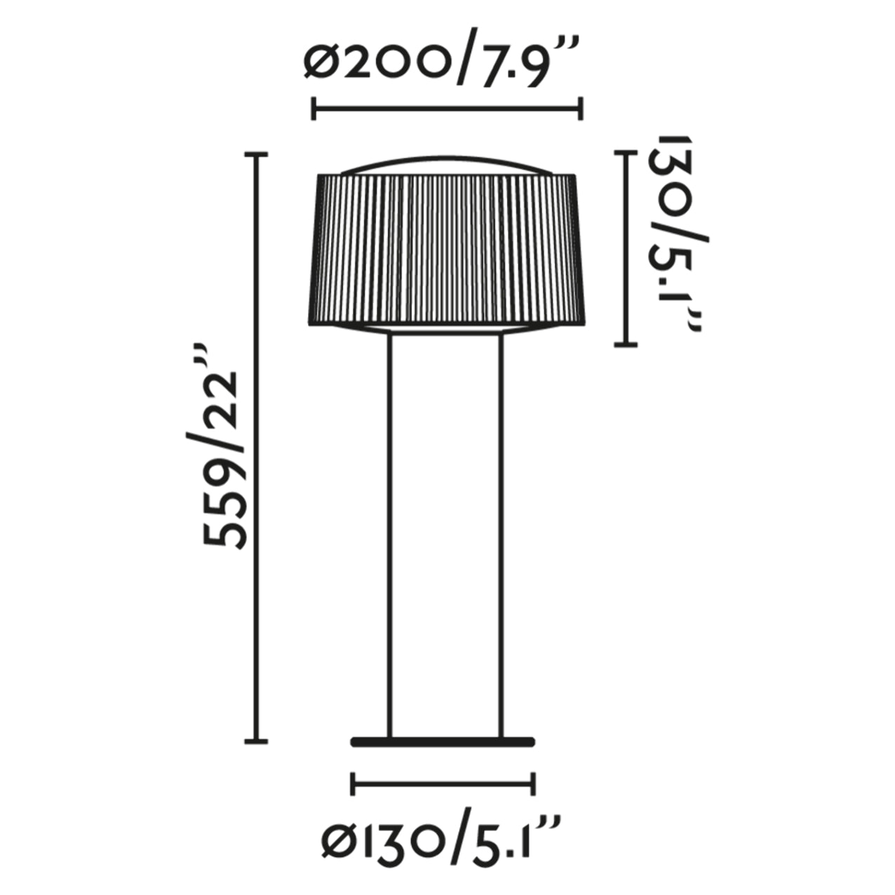 MUFFIN 559 Lampada sopra muro grigio scuro