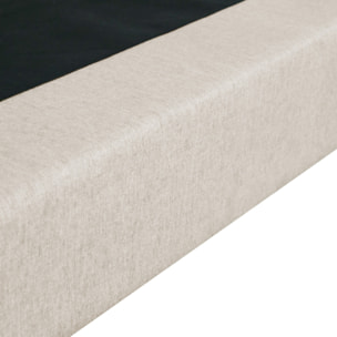 Ensemble matelas ressorts ensachés ARTÉMIS 2, accueil mémoire de forme, H26 cm, sommier beige