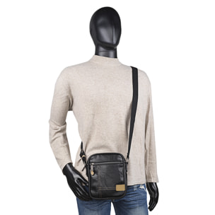 Bandolera Hombre Vegana Lois Warren Negro