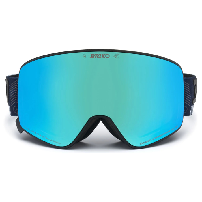 Maschere /Occhiali Protettivi Briko Uomo Donna Blu Ingrid Sharp Lite 2 Lenses