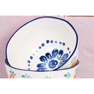 Bol NAPOLI Ø12cm - 4 pièces - Agrume