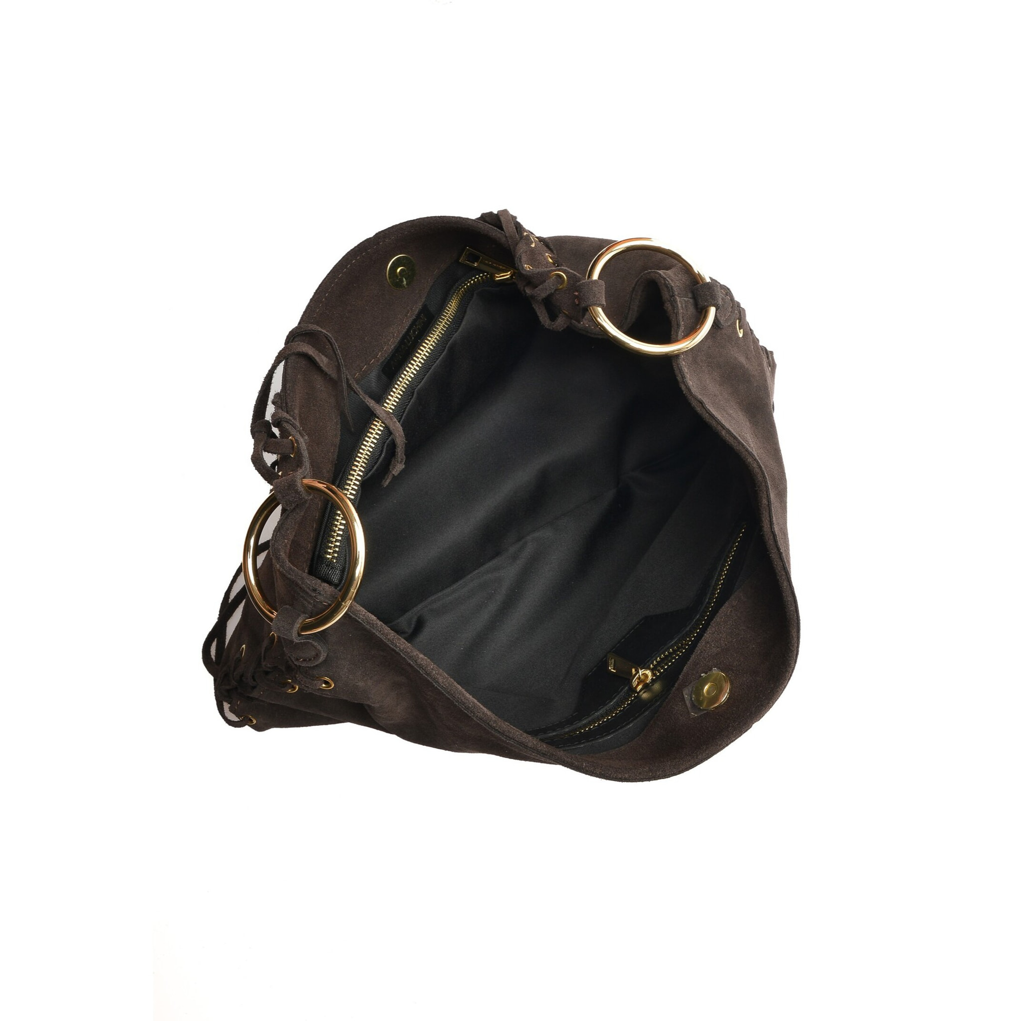 Borsa a tracolla Anna Luchini Marrone