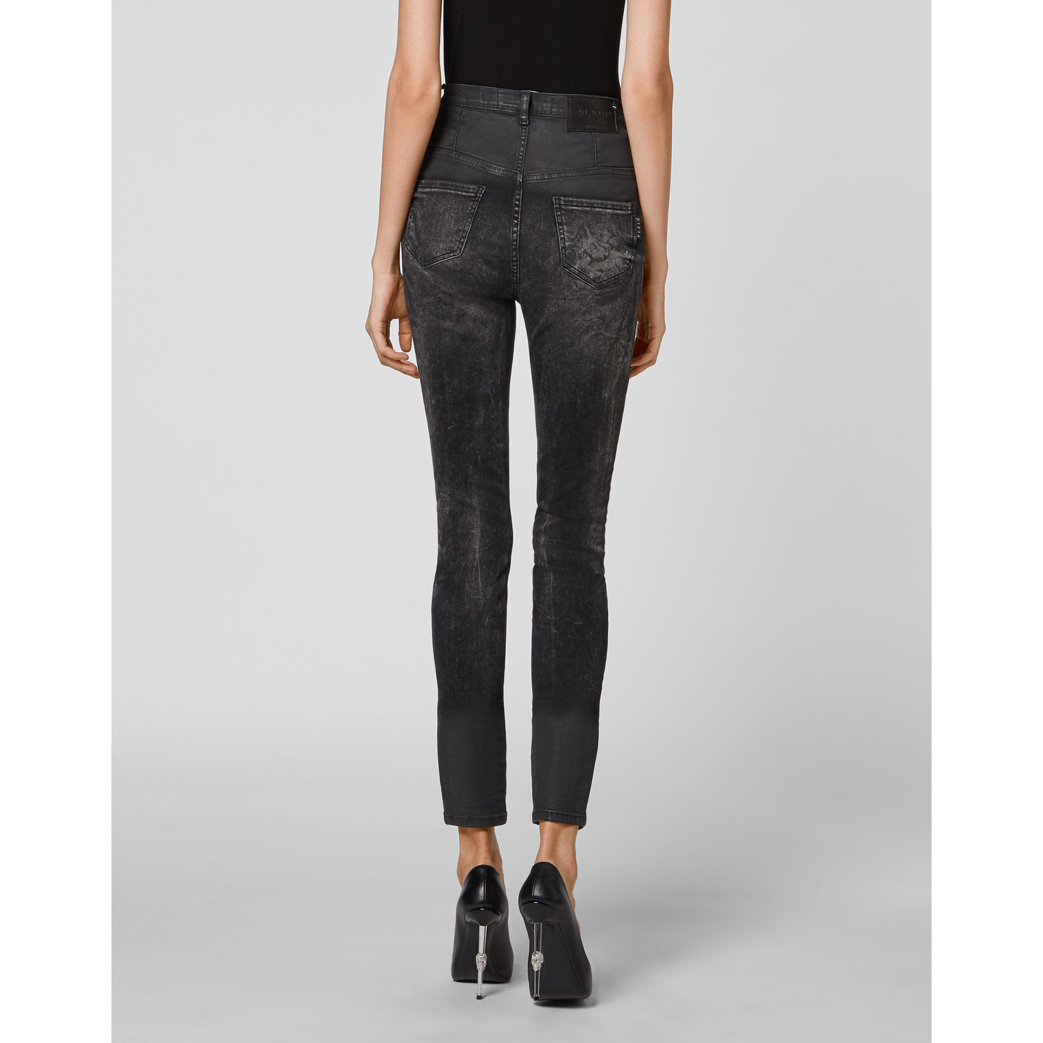 PHILIPP PLEIN Super High Waist Jegging ICONIC PLEIN