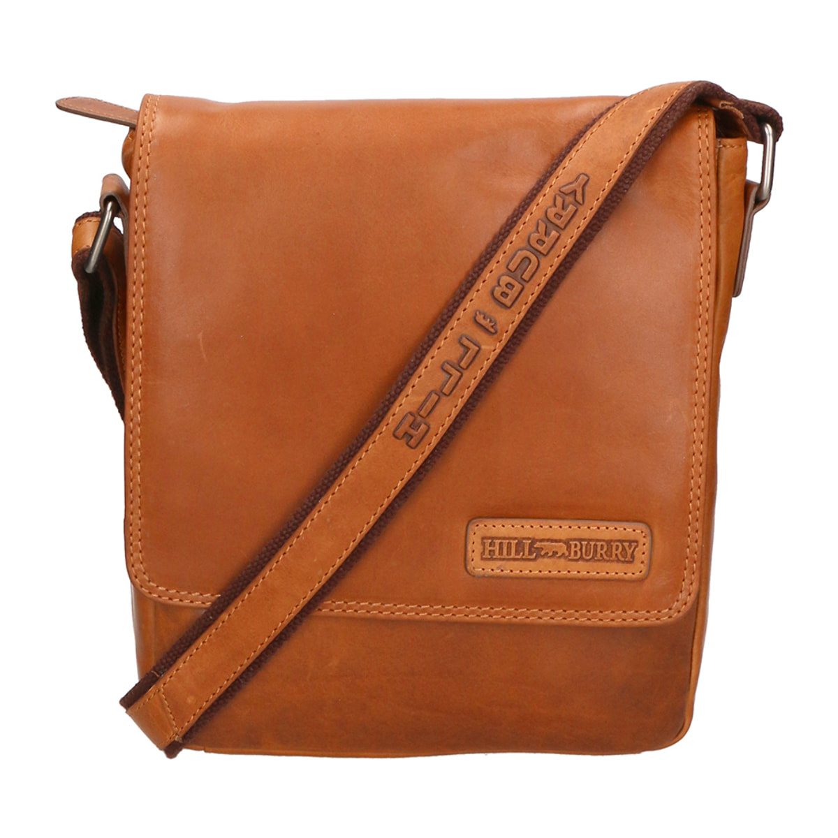 Borsa a tracolla  da uomo In Vera pelle Made in Italy 24x26x7 cm