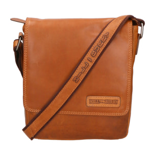 Borsa a tracolla  da uomo In Vera pelle Made in Italy 24x26x7 cm