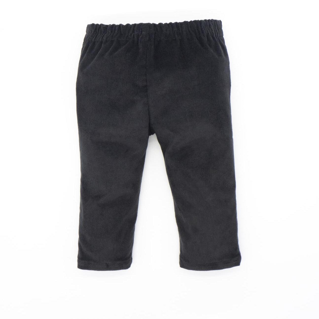 Pantalón con bolsillo pana marengo