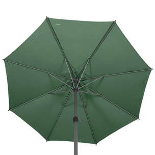 Parasol droit rond Loompa Vert olive