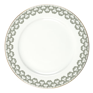 Service 12 Pieces Porcelaine Ginko