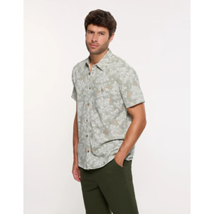 Camisa Manga Corta Caqui - Tryndamere