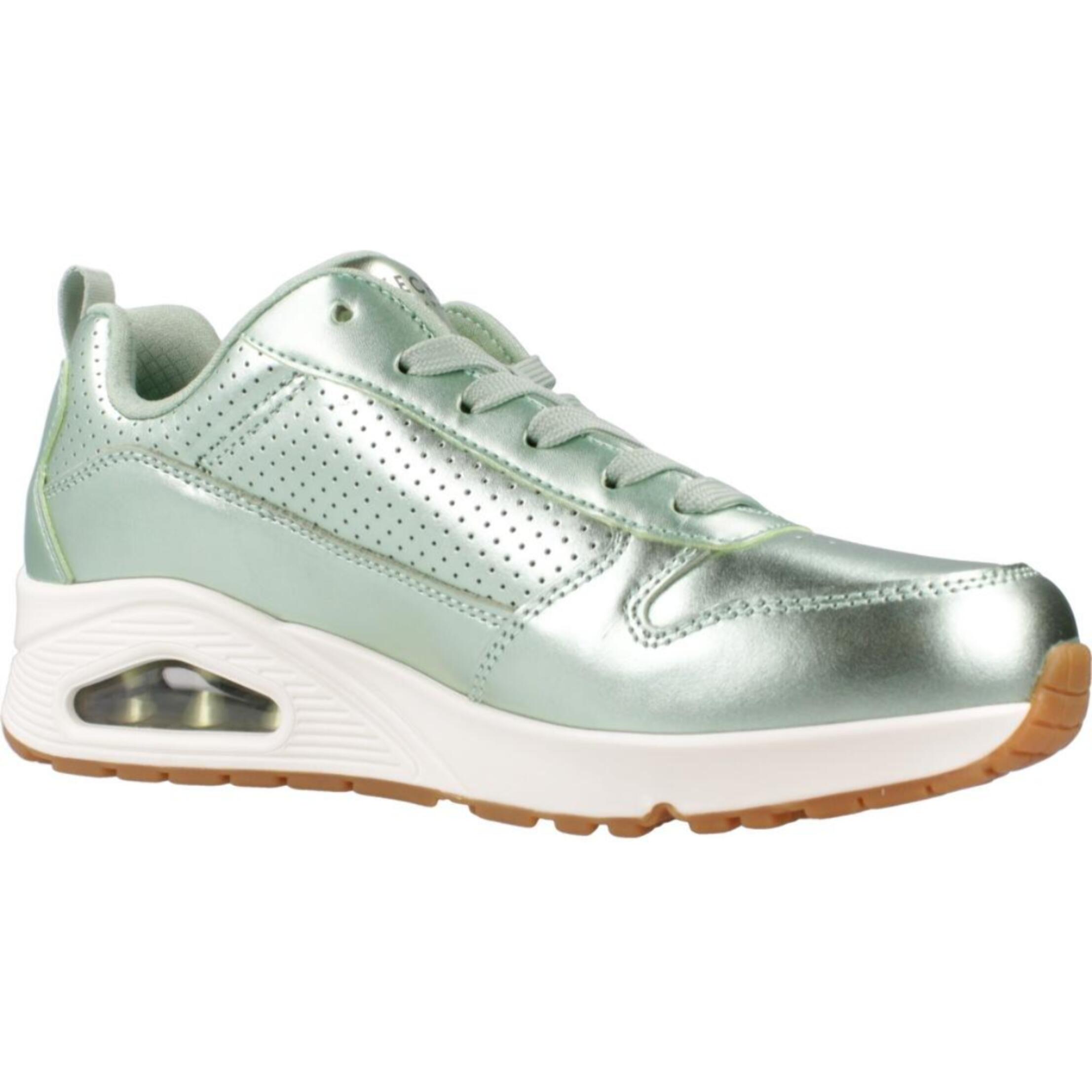 Sneakers De  Mujer Uno - Metallixs Verde