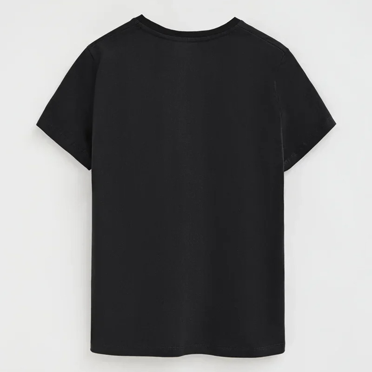 Pack mujer de dos camisetas negra y blanca de manga corta y cuello pico con bordado Rigby Go