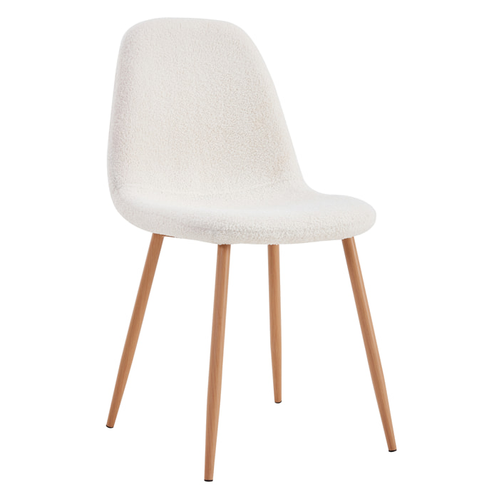 Chaise Bouclette Freya - Lot De 4