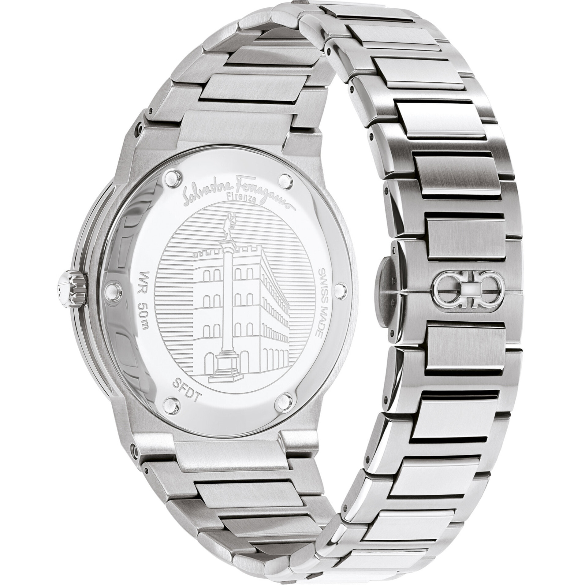 Ferragamo Reloj Analógico De Cuarzo. F-80 Classic